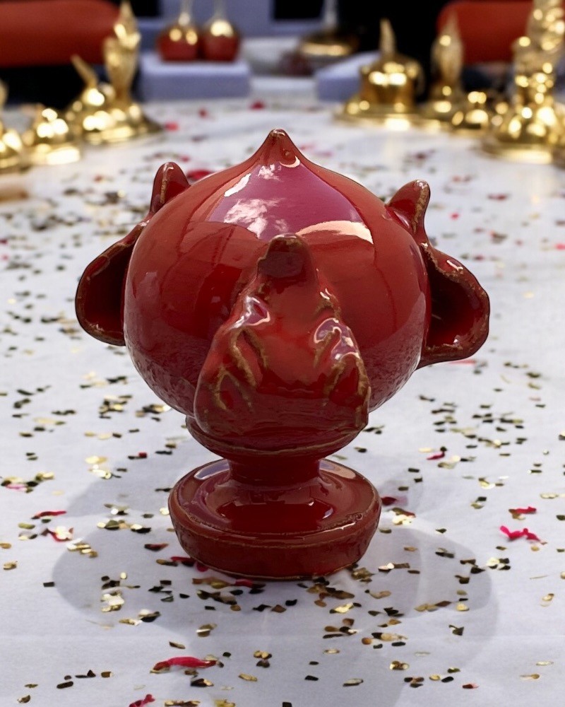 pumo pugliese rosso 5 cm in ambiente casalingo