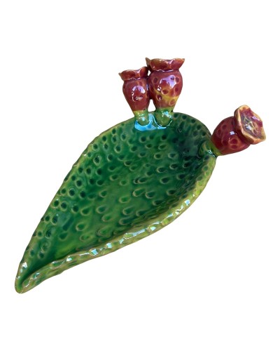 Arredo pugliese: vassoio 21 cm in ceramica artistica.