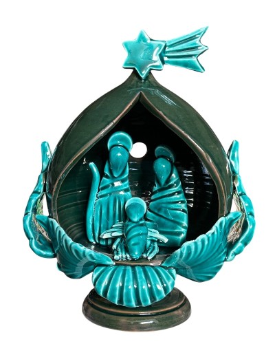 Pumo Pugliese con Presepe: Artigianato Natalizio Unico della Puglia