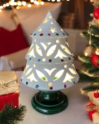 Decorazioni Natalizie Uniche- Lampade Albero di Natale Artigianali