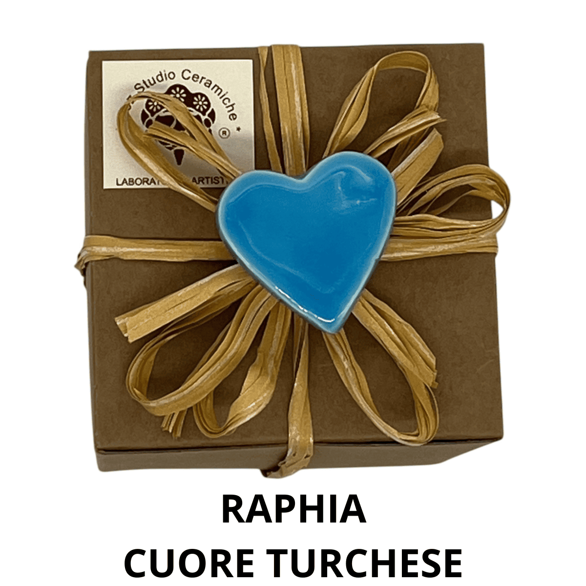 Raphia Cuore Turchese